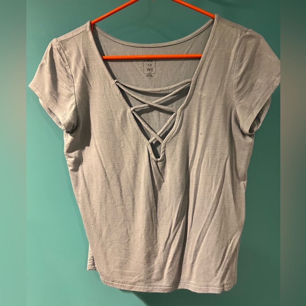 Light Blue T shirt top